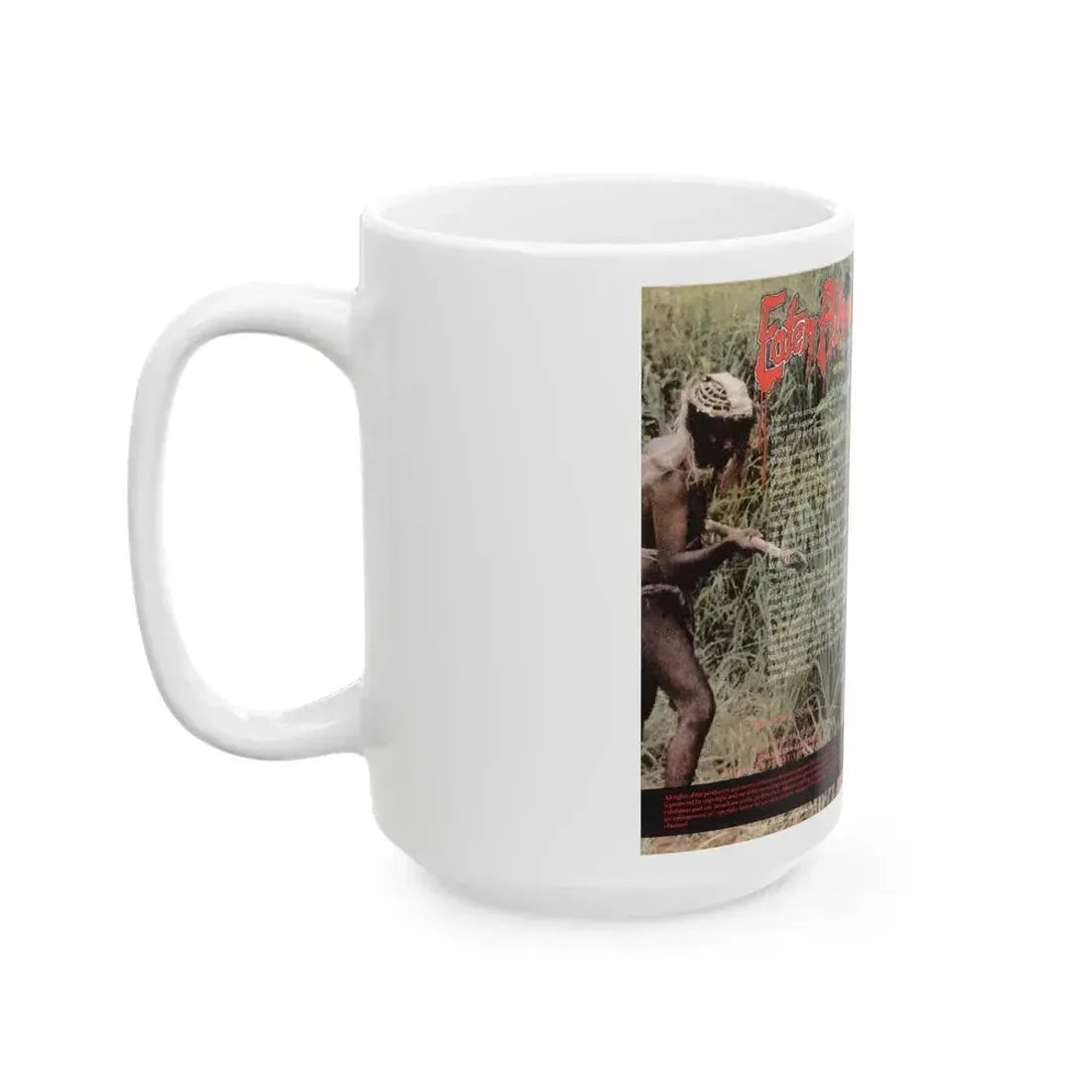 EATEN ALIVE VAMPIX (VHS COVER) - White Coffee Mug - Go Mug Yourself