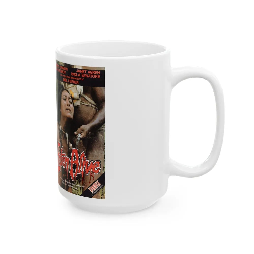 EATEN ALIVE VAMPIX (VHS COVER) - White Coffee Mug-Go Mug Yourself