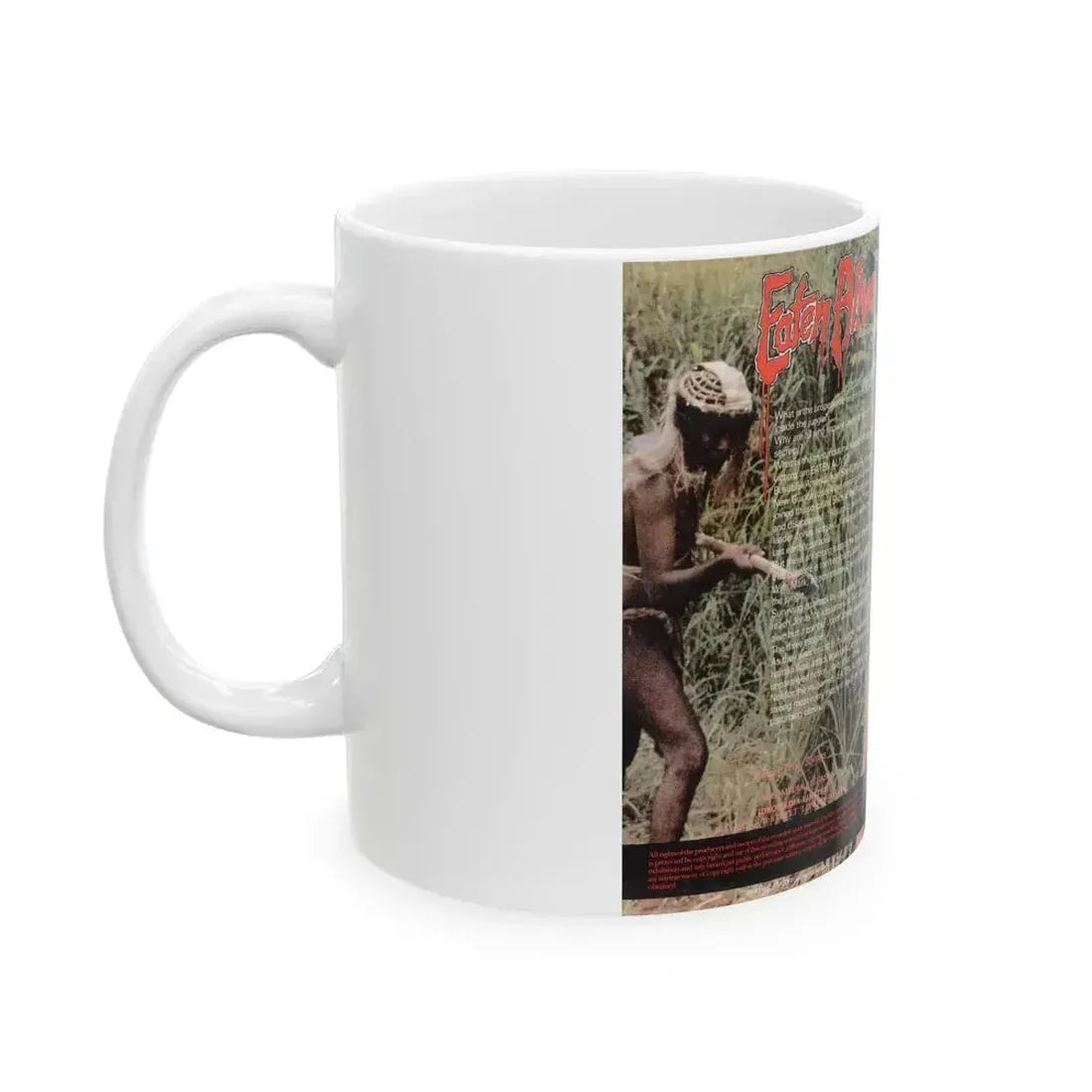 EATEN ALIVE VAMPIX (VHS COVER) - White Coffee Mug - Go Mug Yourself
