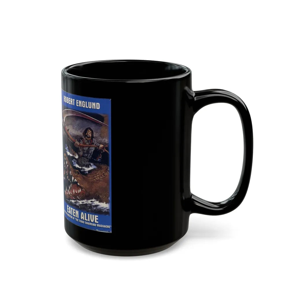 EATEN ALIVE (VHS COVER) - Black Coffee Mug-Go Mug Yourself