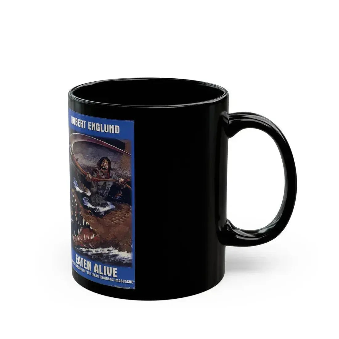EATEN ALIVE (VHS COVER) - Black Coffee Mug - Go Mug Yourself