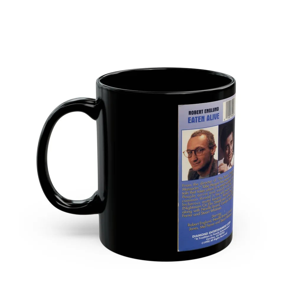 EATEN ALIVE (VHS COVER) - Black Coffee Mug-Go Mug Yourself