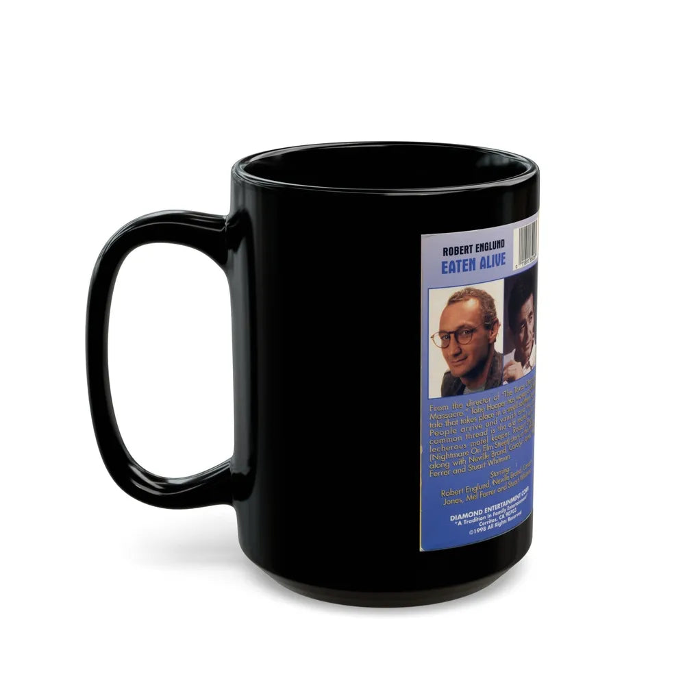 EATEN ALIVE (VHS COVER) - Black Coffee Mug-Go Mug Yourself