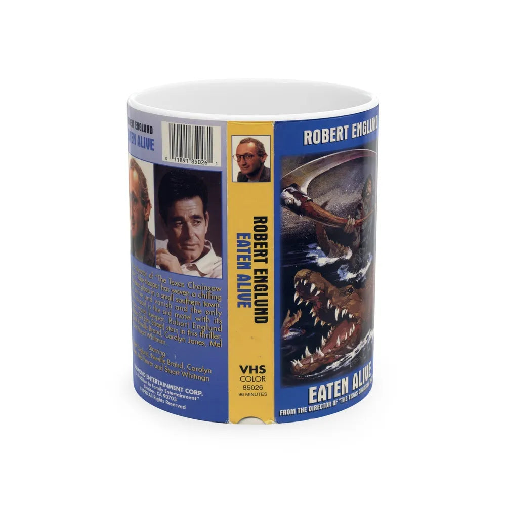 EATEN ALIVE (VHS COVER) - White Coffee Mug-11oz-Go Mug Yourself