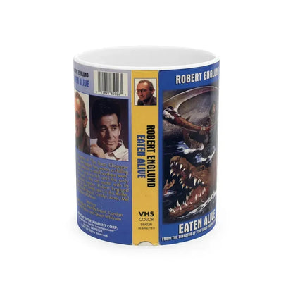 EATEN ALIVE (VHS COVER) - White Coffee Mug 11oz - Go Mug Yourself