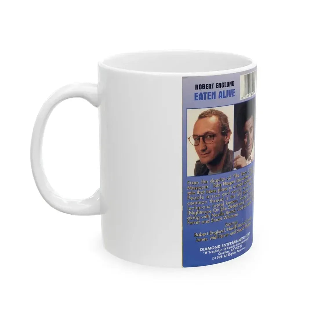 EATEN ALIVE (VHS COVER) - White Coffee Mug - Go Mug Yourself