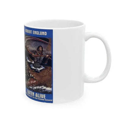 EATEN ALIVE (VHS COVER) - White Coffee Mug - Go Mug Yourself