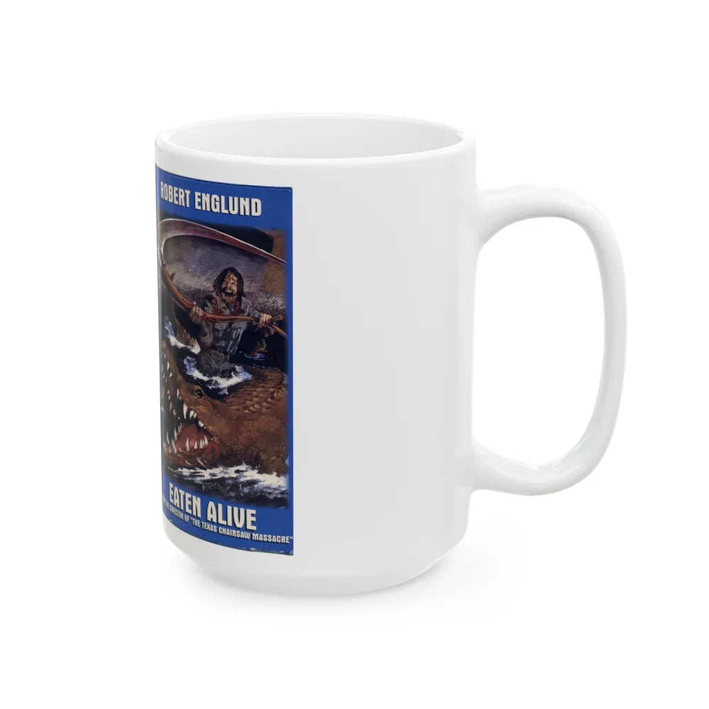 EATEN ALIVE (VHS COVER) - White Coffee Mug-Go Mug Yourself