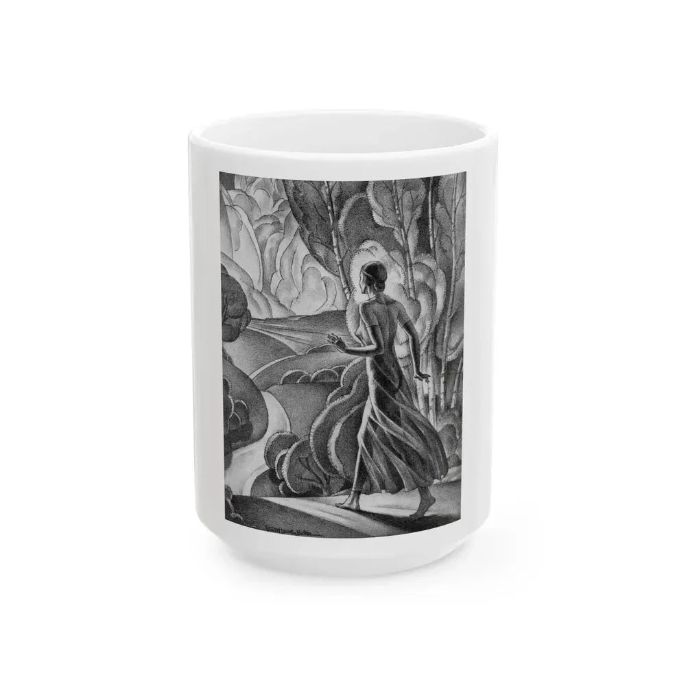 Eaton Paper ad, McCall's, February 1932 - White Coffee Mug 15oz - Go Mug Yourself