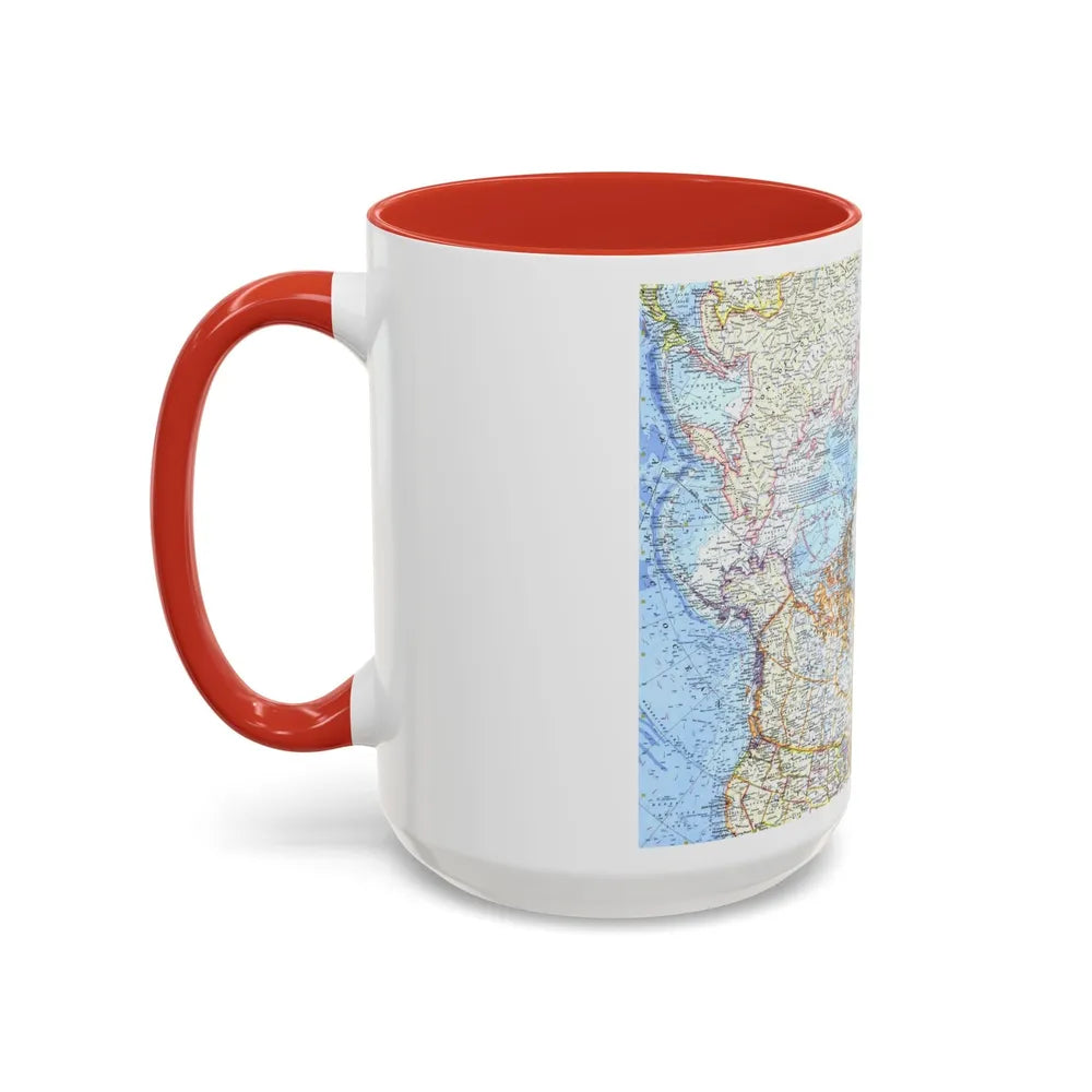 Top Of The World (1965) (Map) Accent Coffee Mug-Go Mug Yourself