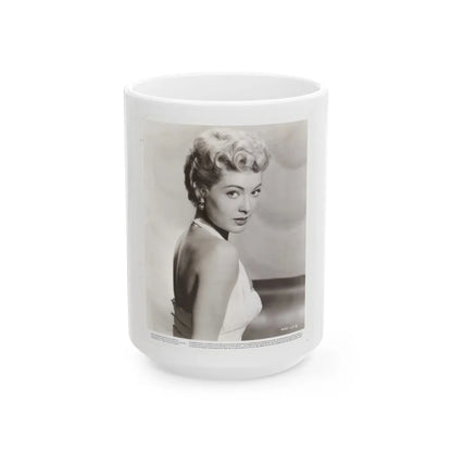 Lori Nelson #157 (Vintage Female Icon) White Coffee Mug-15oz-Go Mug Yourself