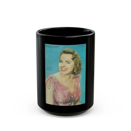 Terry Moore #577 - Sunday News Mag. Cover (Vintage Female Icon) Black Coffee Mug-15oz-Go Mug Yourself