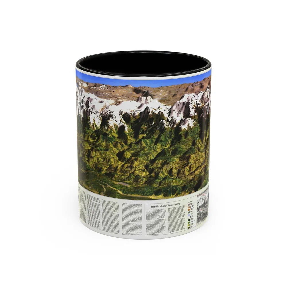 High Himalaya (1988) (Map) Accent Coffee Mug-11oz-Black-Go Mug Yourself