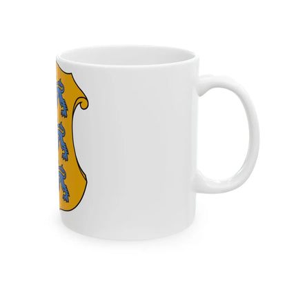 Coat of arms of Estonia 2 - White Coffee Mug-Go Mug Yourself