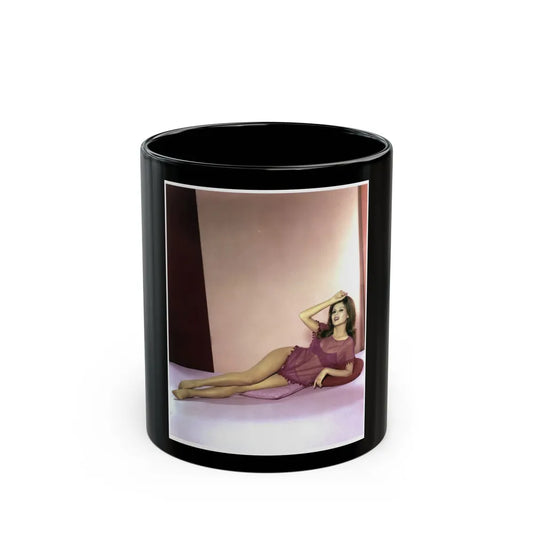 Pamela Tiffin #203 - 8x10 Color Full Body Photo from 1964 (Vintage Female Icon) Black Coffee Mug-11oz-Go Mug Yourself