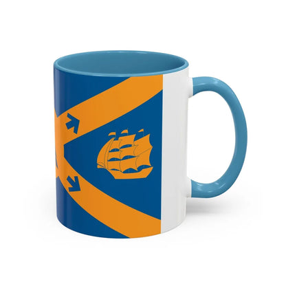 Flag of Halifax Canada - Accent Coffee Mug-Go Mug Yourself