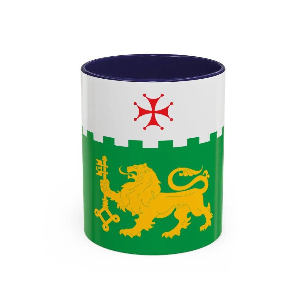 Flag of Akhaltsikhe Georgia - Accent Coffee Mug-11oz-Navy-Go Mug Yourself