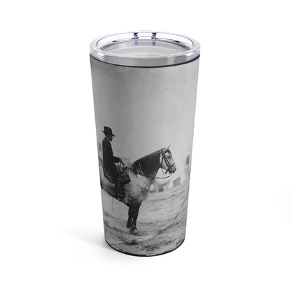 Falmouth, Va. Gen. Alfred Pleasonton On Horseback (U.S. Civil War) Tumbler 20oz-20oz-Go Mug Yourself