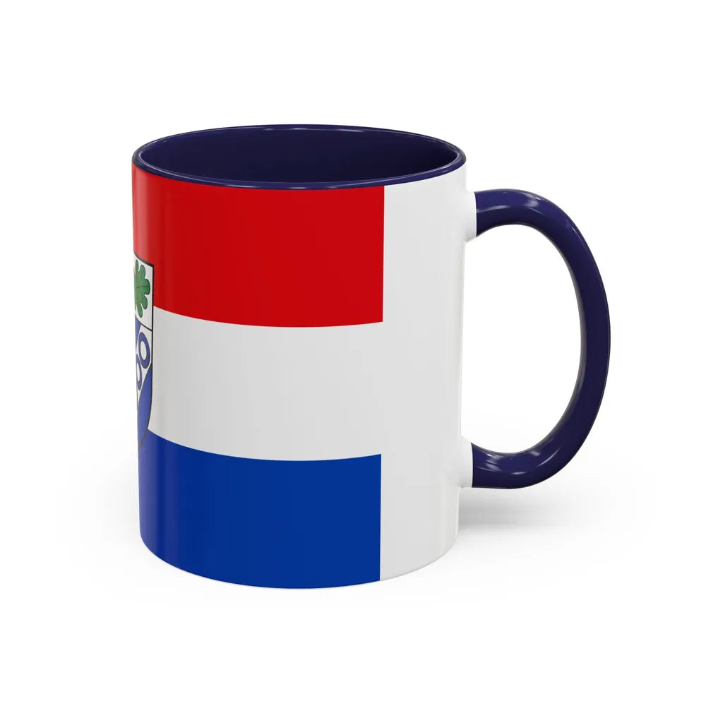 Flag of Aschaffenburg Germany - Accent Coffee Mug-Go Mug Yourself