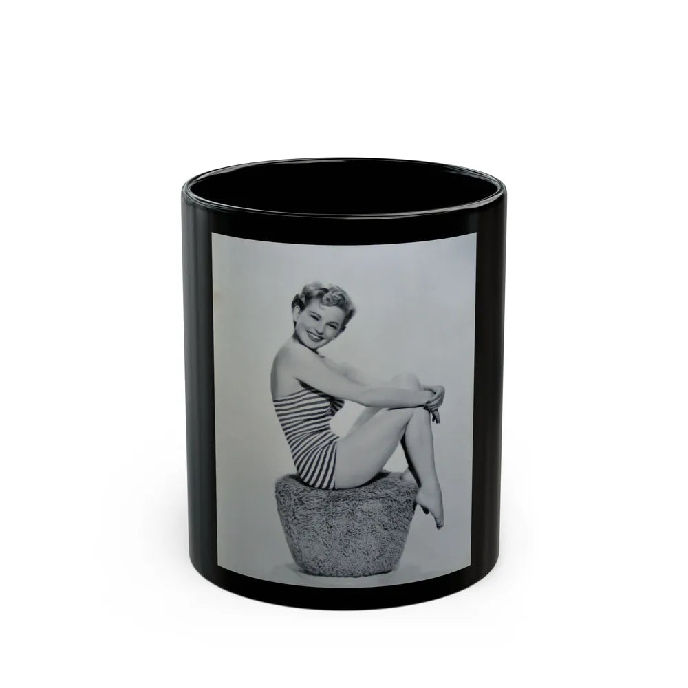 Coleen Gray #100 (Vintage Female Icon) Black Coffee Mug-11oz-Go Mug Yourself