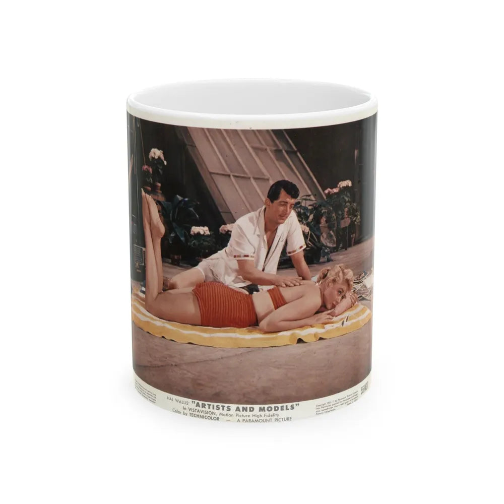 Dorothy Malone #167 (Vintage Female Icon) White Coffee Mug-11oz-Go Mug Yourself