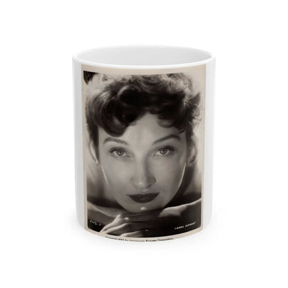 Carol Ohmart #25 (Vintage Female Icon) White Coffee Mug-11oz-Go Mug Yourself