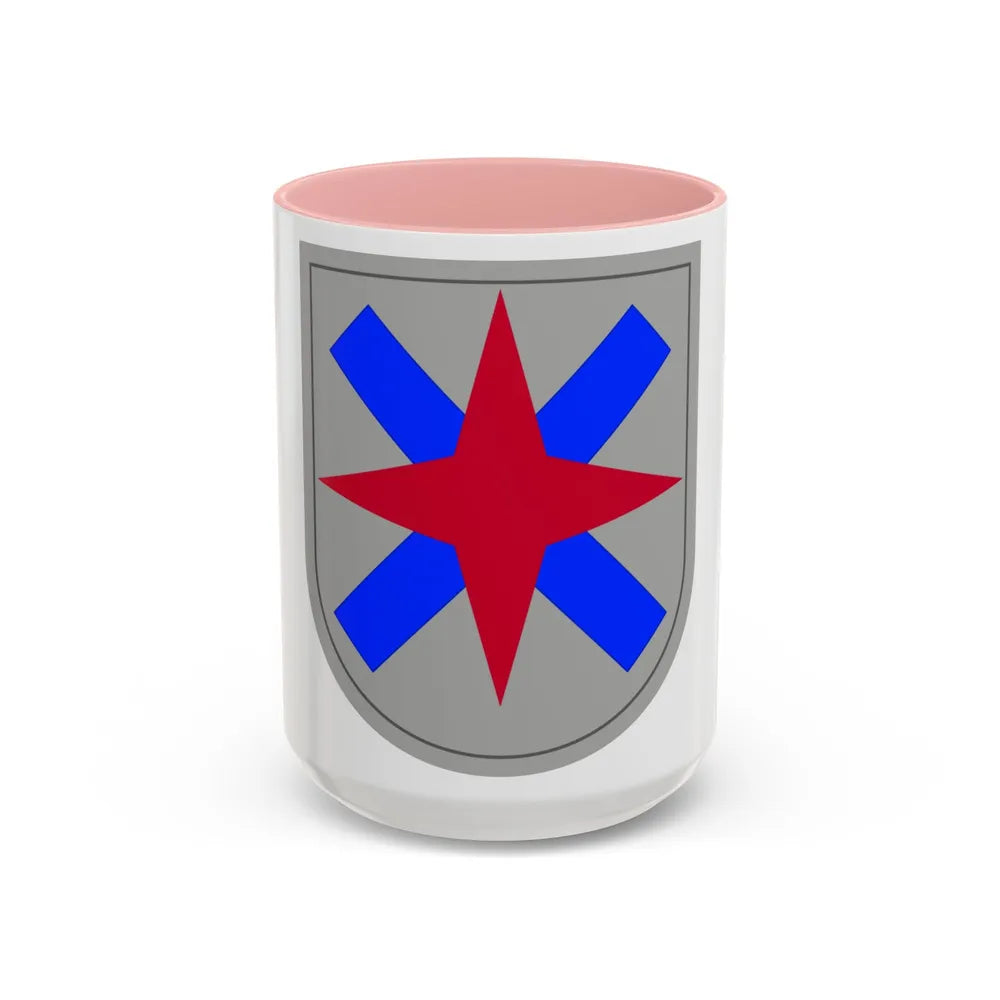 XIV Corps (U.S. Army) Accent Coffee Mug-15oz-Pink-Go Mug Yourself