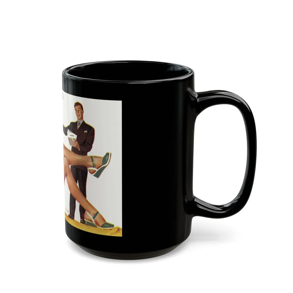 Drunk With Power, 1947 - Black Coffee Mug-Go Mug Yourself