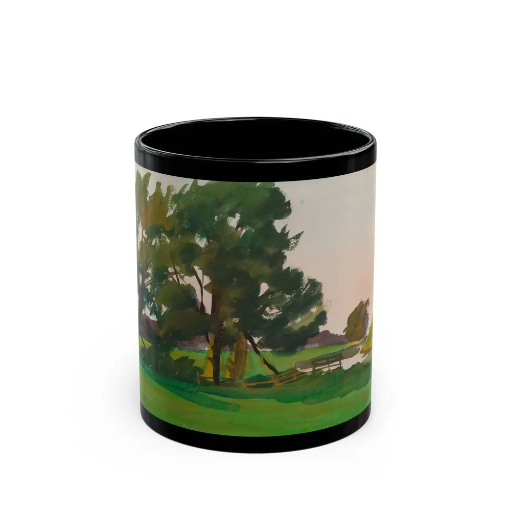 Country Life (1) - Black Coffee Mug-11oz-Go Mug Yourself