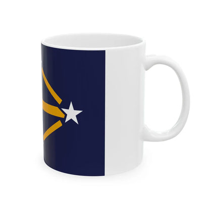 Flag of Imperial Japanese Antarctic Expedition - White Coffee Mug-Go Mug Yourself