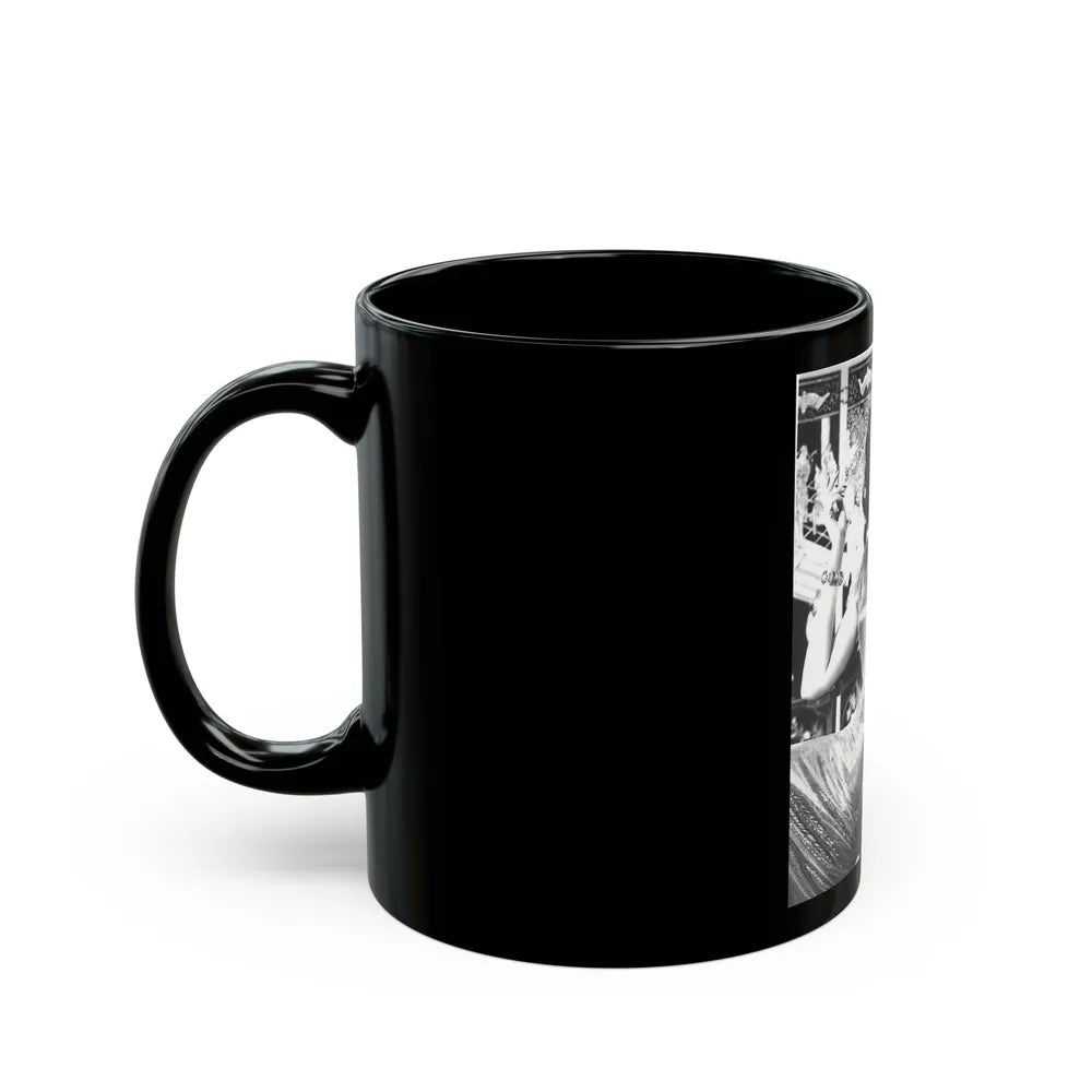 Jane Russell #232 (Vintage Female Icon) Black Coffee Mug-Go Mug Yourself