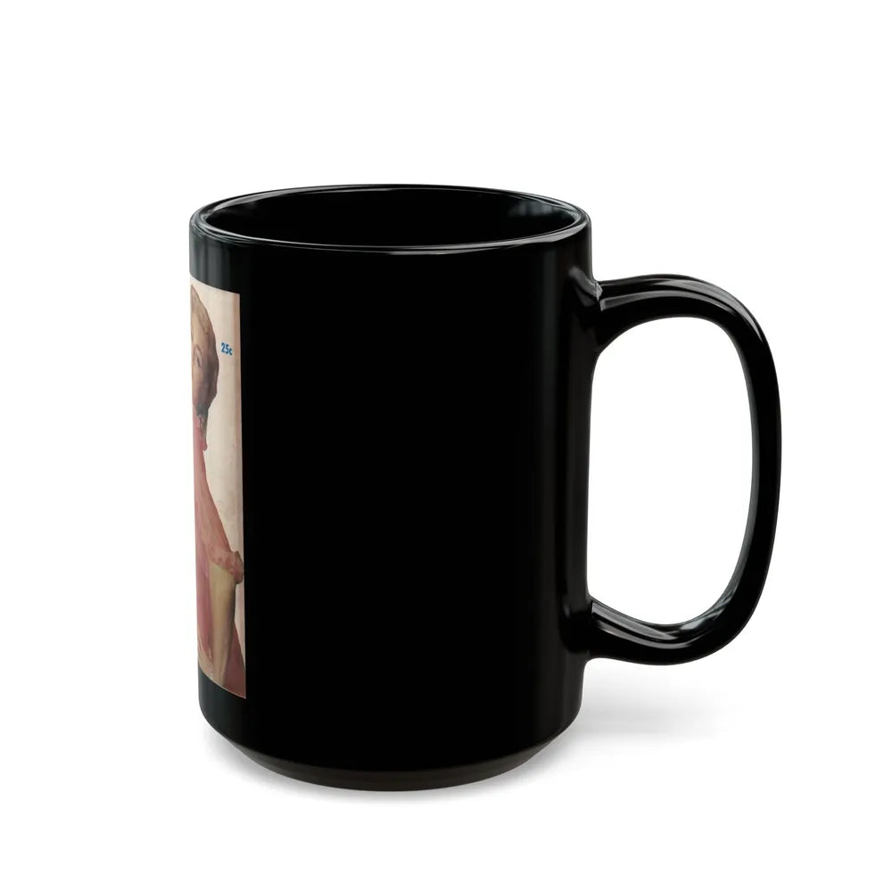 Jeanne Carmen #89 - Mag. Cover (Vintage Female Icon) Black Coffee Mug-Go Mug Yourself