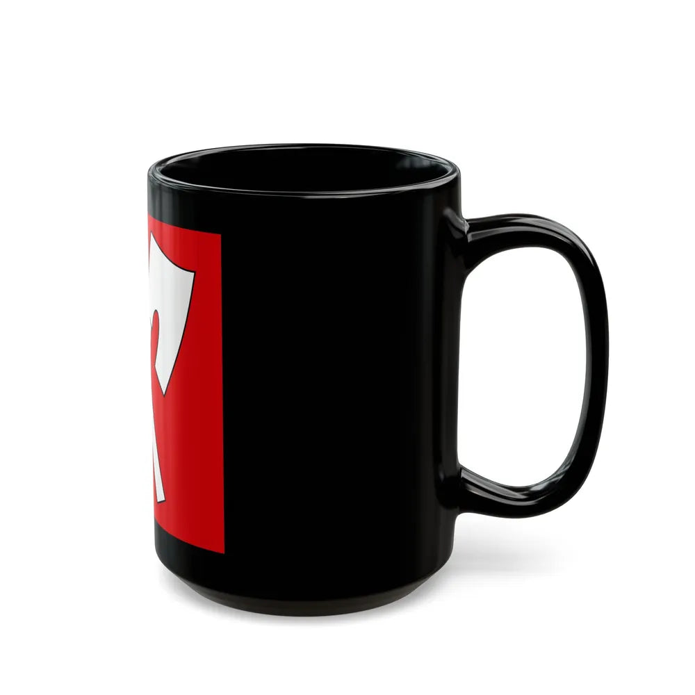 Flag of Biel Switzerland - Black Coffee Mug-Go Mug Yourself