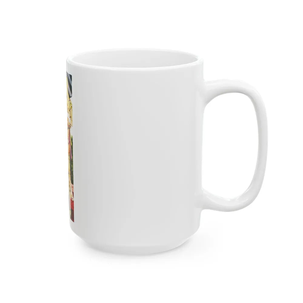 Fashion Illustration (1) - White Coffee Mug-Go Mug Yourself