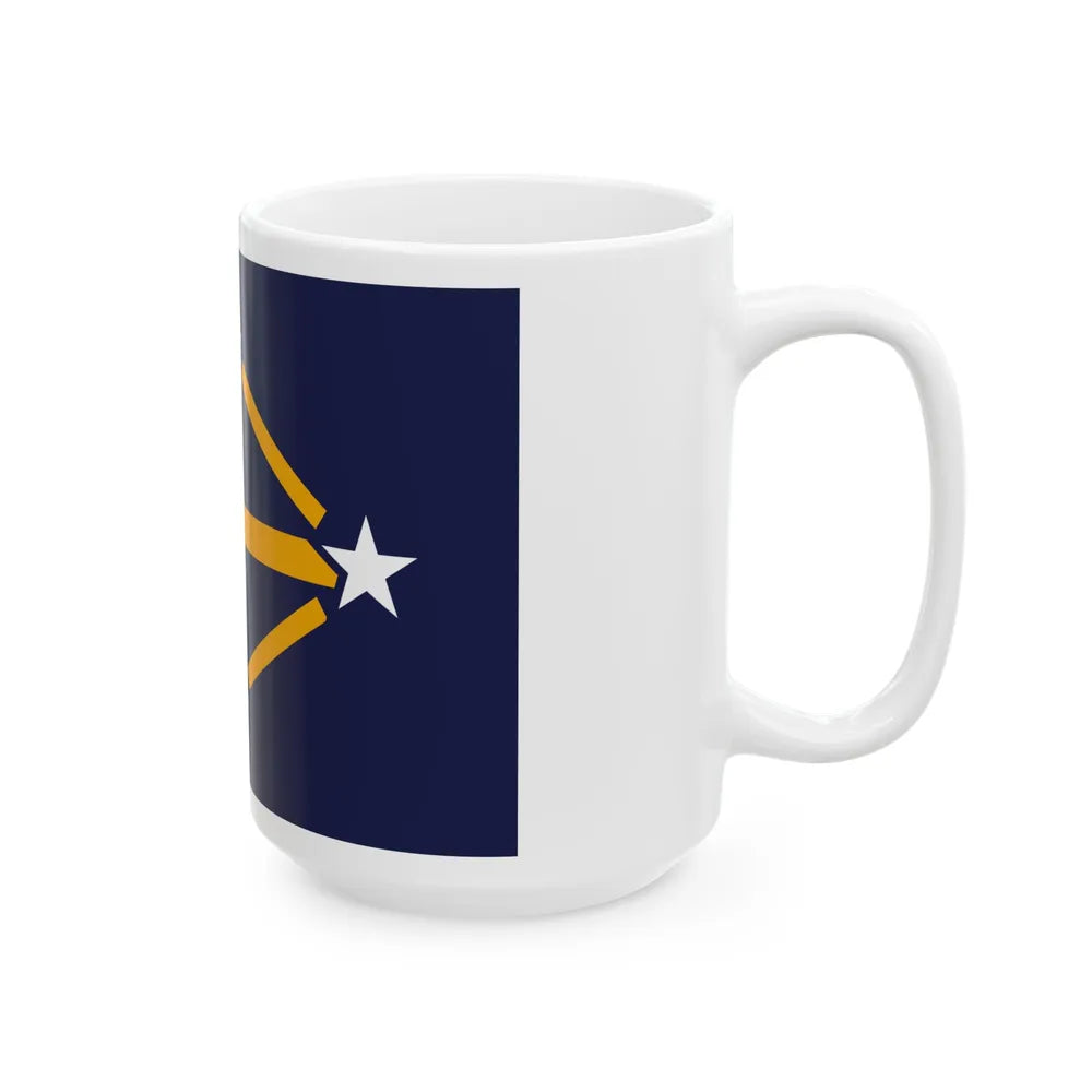 Flag of Imperial Japanese Antarctic Expedition - White Coffee Mug-Go Mug Yourself