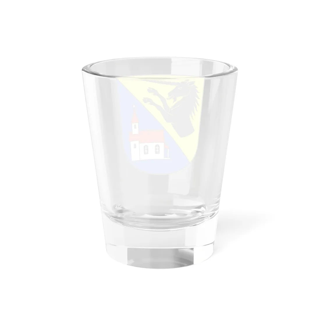 EbnatKappel-blazon (Switzerland) (Coat of Arms) Shot Glass 1.5oz - Go Mug Yourself