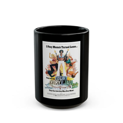 EBONY, IVORY & JADE 1976 Movie Poster - Black Coffee Mug-15oz-Go Mug Yourself