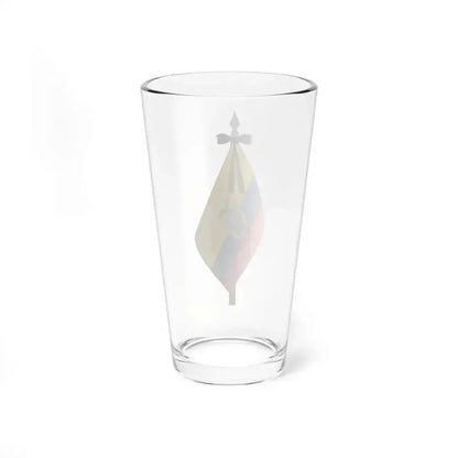 EC flag mourn (Ecuador) Pint Glass 16oz - Go Mug Yourself