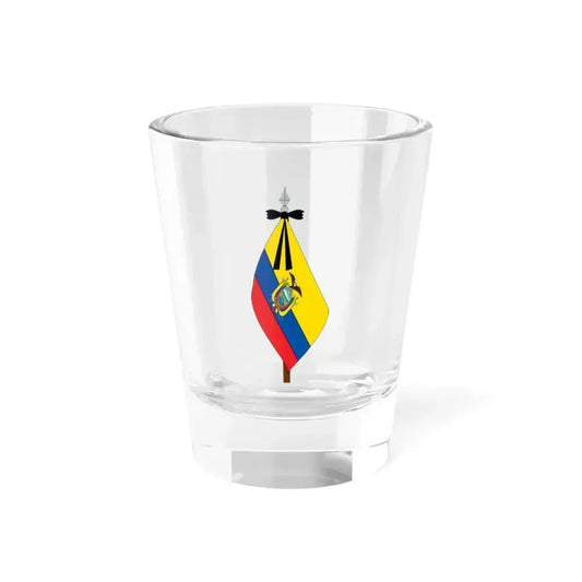 EC flag mourn (Ecuador) Shot Glass 1.5oz 1.5oz - Go Mug Yourself
