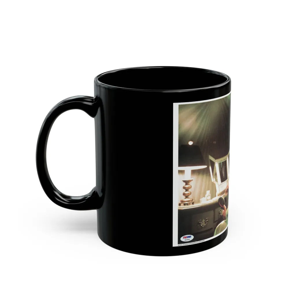 Katharine Ross #91 (Vintage Female Icon) Black Coffee Mug-Go Mug Yourself