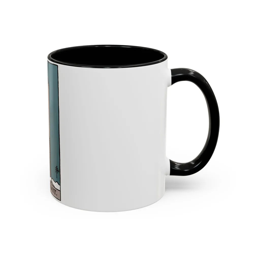 The Hermit (Tarot Card) Accent Coffee Mug-Go Mug Yourself