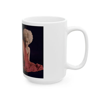 Kim Novak #256 (Vintage Female Icon) White Coffee Mug-Go Mug Yourself