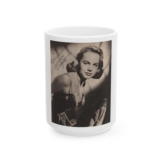 Terry Moore #540 - 8x10 Magazine Page Photo (Vintage Female Icon) White Coffee Mug-15oz-Go Mug Yourself