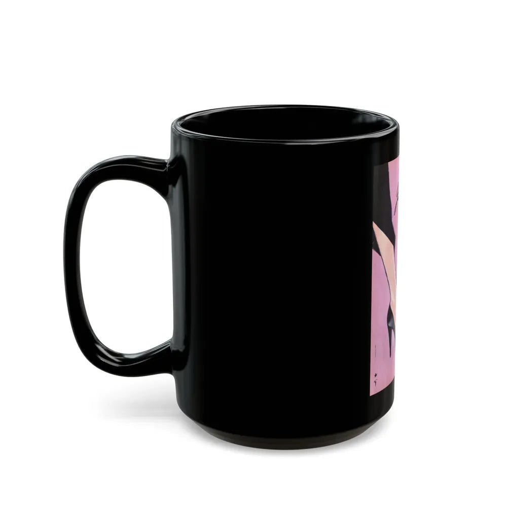 Garolini advertisement, 1985 - Black Coffee Mug-Go Mug Yourself