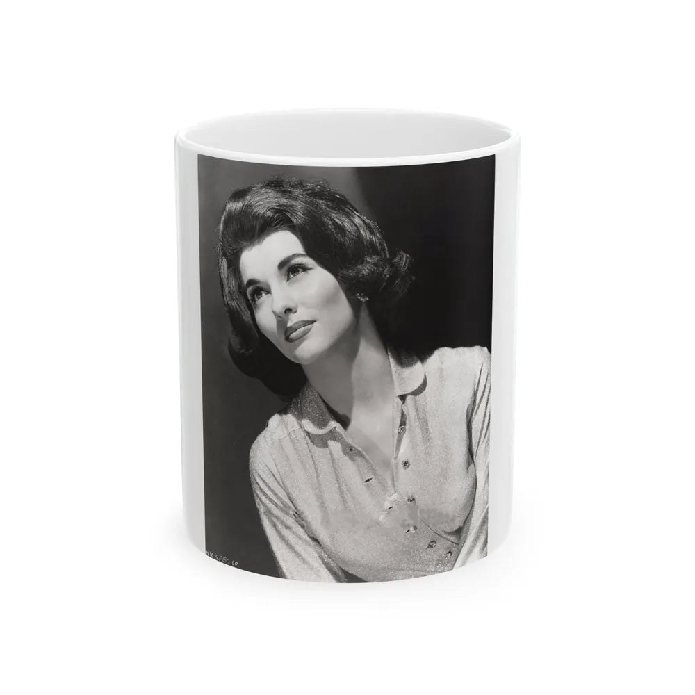 Nancy Kovack #69 (Vintage Female Icon) White Coffee Mug-11oz-Go Mug Yourself