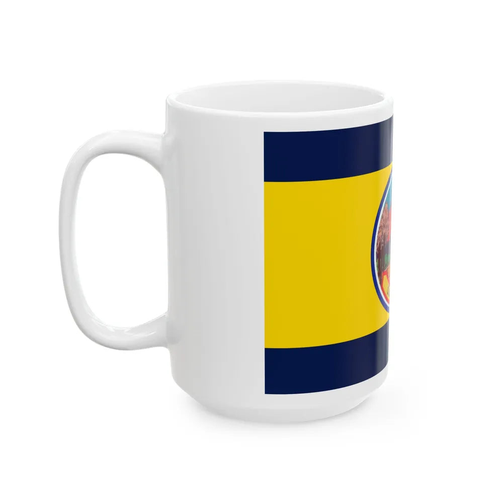 Flag of Petchaburi Province Thailand - White Coffee Mug-Go Mug Yourself