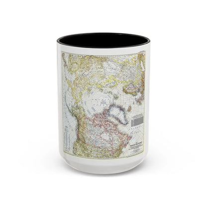 Top Of The World (1949) (Map) Accent Coffee Mug-15oz-Black-Go Mug Yourself