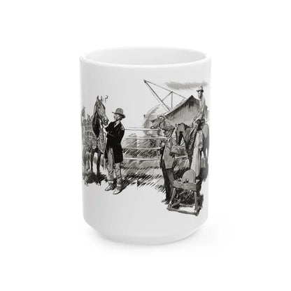 Blood Will Tell, Cosmopolitan, September 1930 - White Coffee Mug-15oz-Go Mug Yourself