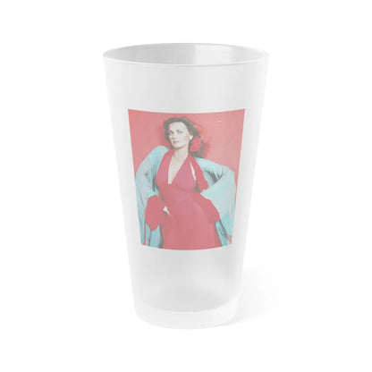 Lynda Carter #240 (Vintage Female Icon) Frosted Pint 16oz-16oz-Frosted-Go Mug Yourself