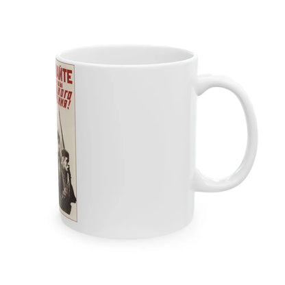 Soviet Era Poster 528 - White Coffee Mug-Go Mug Yourself